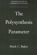 The polysynthesis parameter /