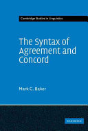 The syntax of agreement and concord /