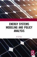 Energy systems modeling and policy analysis /