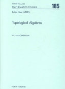 Topological algebras /