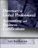 Directory of global professional accounting and business certifications /