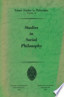 Studies in social philosophy /