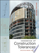 Handbook of construction tolerances /