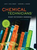 Chemical technicians' ready reference handbook /