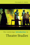 The Cambridge introduction to theatre studies /