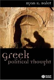Greek political thought /