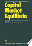 Capital Market Equilibria /