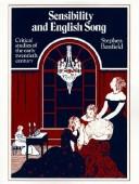 Sensibility and English song : critical studies of the early 20th century /