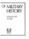 A world atlas of military history /