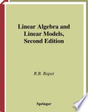 Linear algebra and linear models /