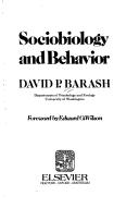 Sociobiology and behavior /