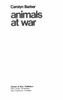 Animals at war /