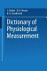 Dictionary of physiological measurement /