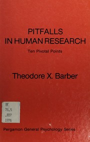 Pitfalls in human research : ten pivotal points /