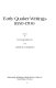 Early Quaker writings, 1650-1700 /