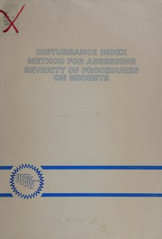 The disturbance index : a behavioural method of assessing the severity of common laboratory procedures on rodents /