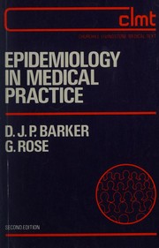 Epidemiology in medical practice /