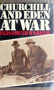 Churchill and Eden at war /