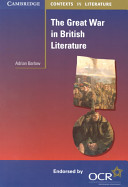 The Great War in British literature /