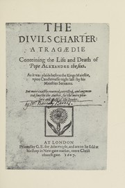 The devil's charter /