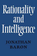 Rationality and intelligence /