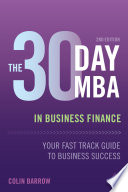 The 30 day MBA in business finance : your fast track guide to business success /