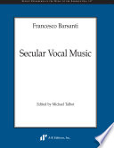 Secular vocal music /