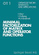 Minimal factorization of matrix and operator functions /