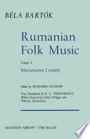 Rumanian Folk Music : Maramureş County /