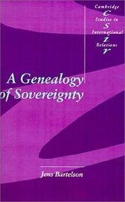 A genealogy of sovereignty /