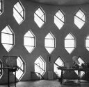 Konstantin Melnikov and his house /