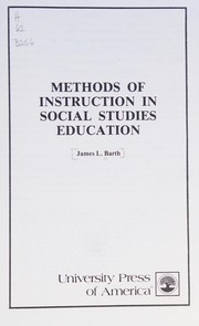 Methods of instruction in social studies education /