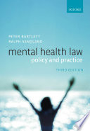 Mental health law : policy and practice /