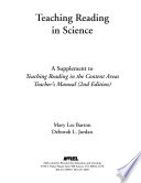 Teaching reading in science : a supplement to "Teaching reading in the content areas teacher's manual (2nd ed.)" /