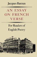 An essay on French verse : for readers of English poetry /