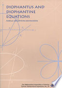 Diophantus and diophantine equations /