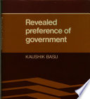 Revealed preference of government /