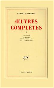 Œuvres complètes /