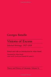 Visions of excess : selected writings, 1927-1939 /