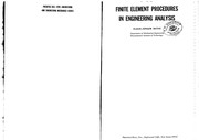 Finite element procedures in engineering analysis /