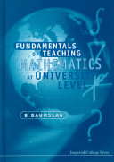 Fundamentals of teaching mathematics at university level /