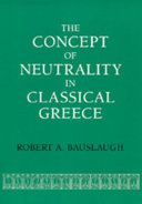 The concept of neutrality in classical Greece /