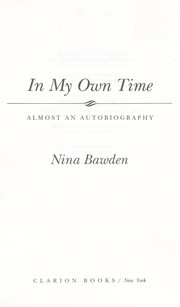 In my own time : almost an autobiography /