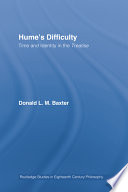 Hume's difficulty : time and identity in the Treatise /