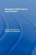 Managing performance improvement /
