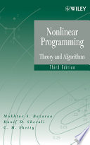 Nonlinear programming : theory and algorithms /