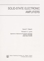 Solid-state electronic amplifiers /