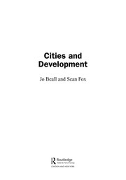 Cities and development /