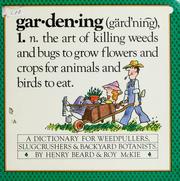 Gardening : a gardener's dictionary /