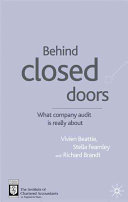 Behind closed doors : what company audit is really about /